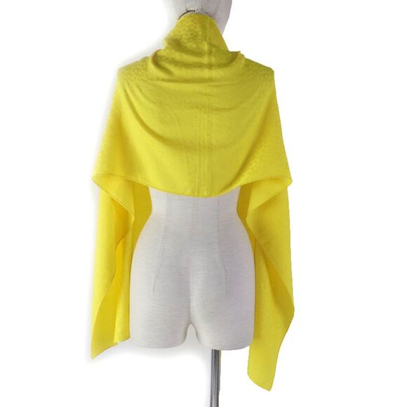 HERMES Cashmere Silk H Pattern Scarf Shawl - Picture 5 of 6